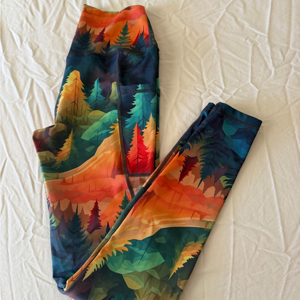 Constantly Varied Gear Multicolor Nature Leggings - Versatile Cut, Full Length